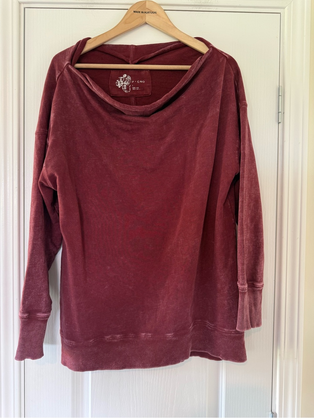 Pilcro Boat Neck Tunic Pullover